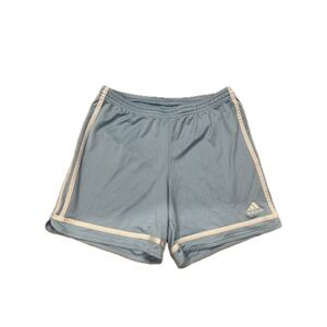 Adidas Light Blue Shorts with White Trim